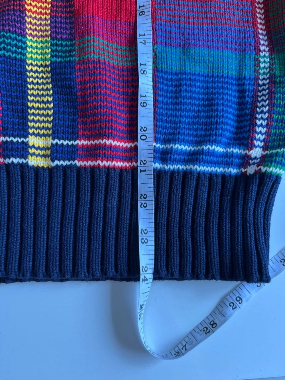 Ralph Lauren Multicolor Plaid Crewneck Sweater